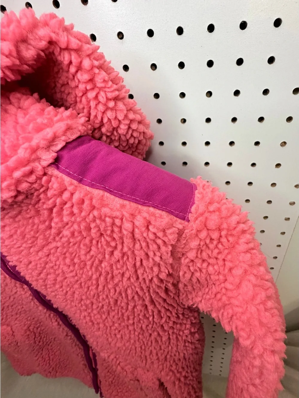 Hanna Andersson Thick Sherpa Fleece Hooded Jacket Pink Size 130 / US 8